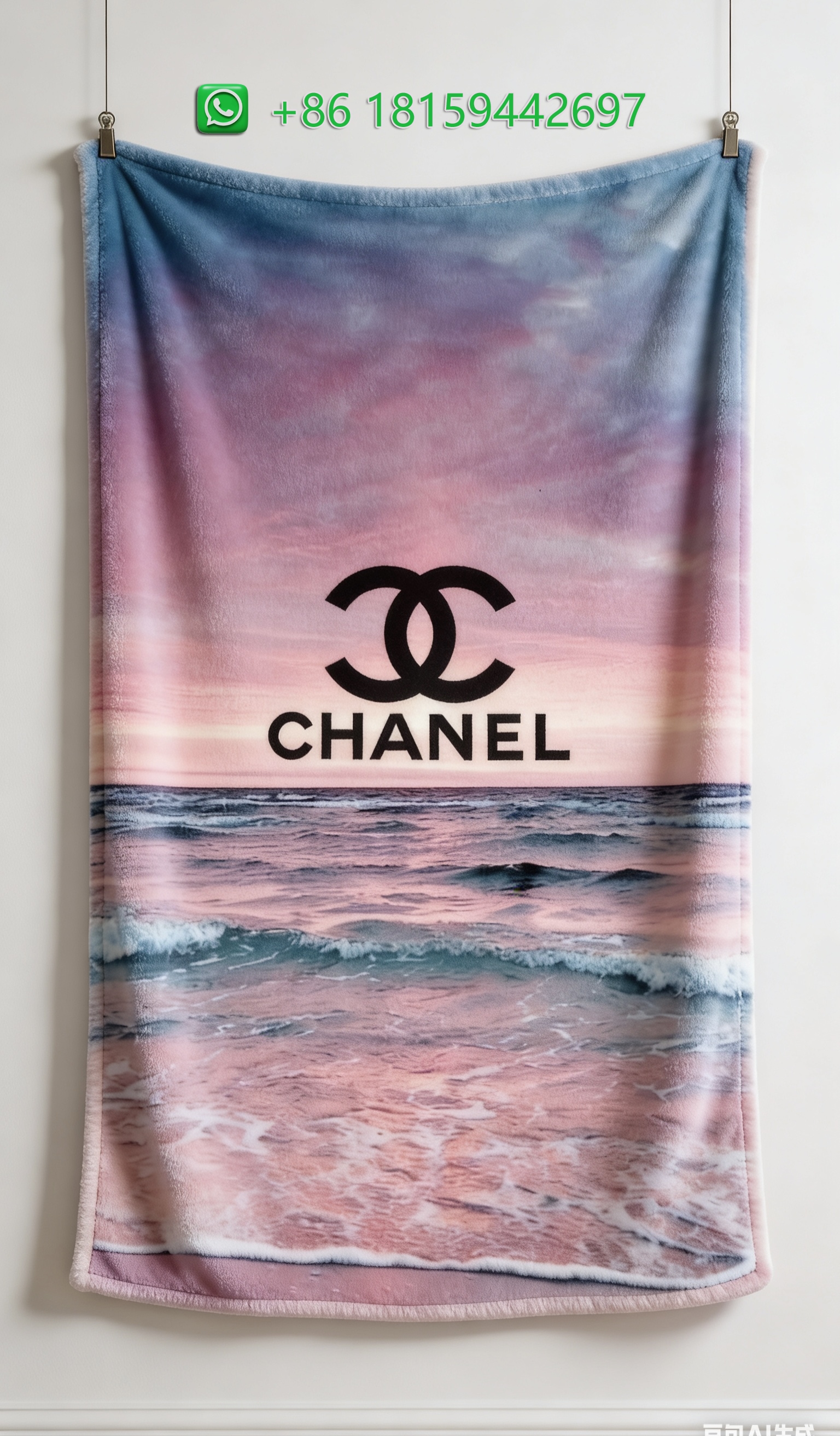 Chanel Throw Blankets